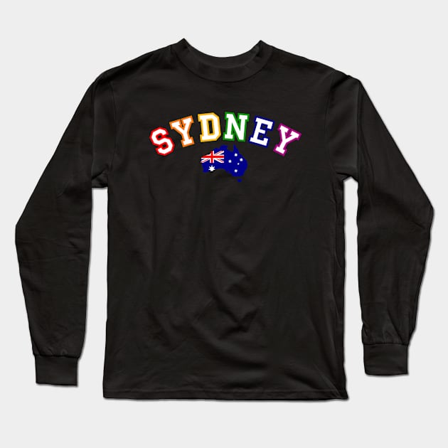 Team Rainbow LGBT Sydney Pride, Australia Long Sleeve T-Shirt by teamrainbowstore